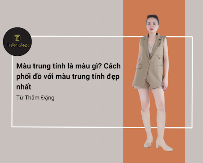 Áo đen cổ lọ kết hợp chân váy kem midi tạo phong cách tối giản 